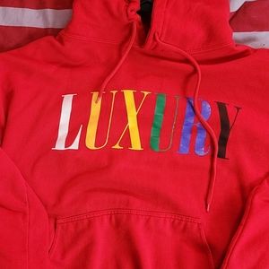 Red luxury hoodie